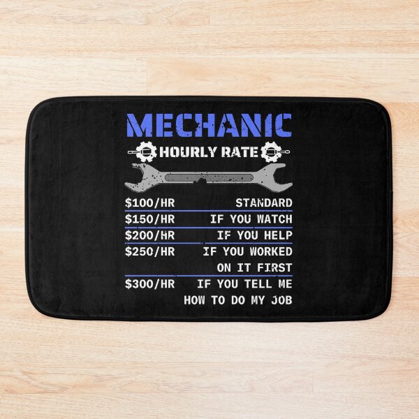 Item preview, Mechanic Hourly Rate designed and sold by AniArtPL.