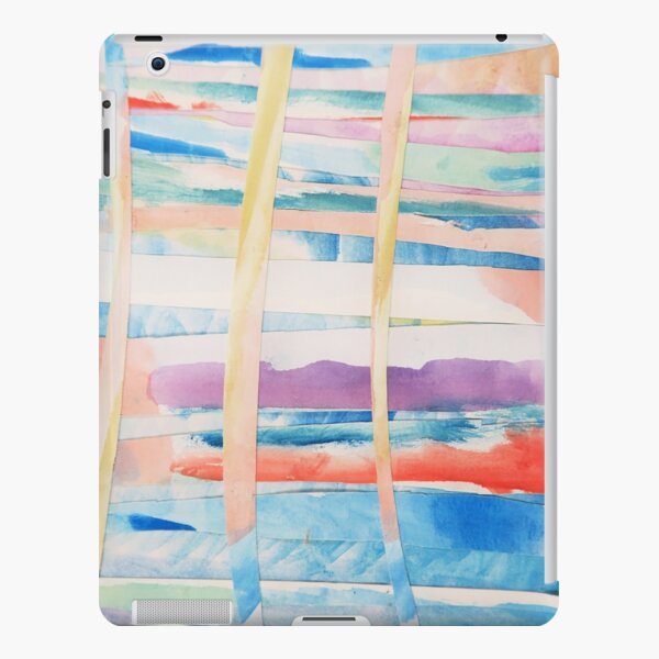 Woven Watercolor Colorful Abstract Painting iPad Snap Case