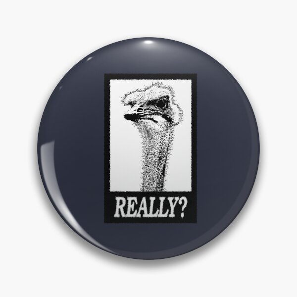 Item preview, Serious Ostrich is whatching you White designed and sold by Orloff.