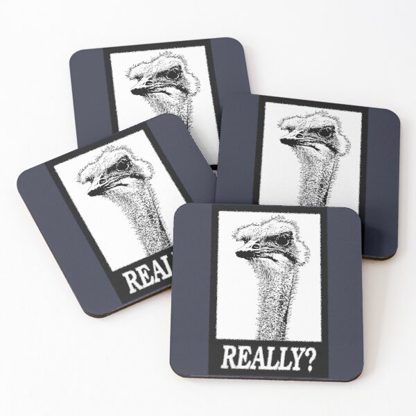 Item preview, Serious Ostrich is whatching you White designed and sold by Orloff.
