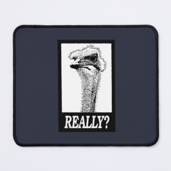 Item preview, Serious Ostrich is whatching you White designed and sold by Orloff.
