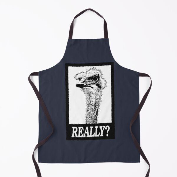 Item preview, Serious Ostrich is whatching you White designed and sold by Orloff.