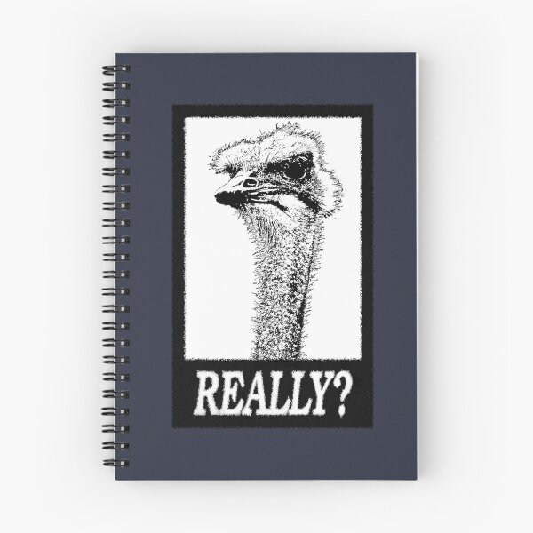 Item preview, Serious Ostrich is whatching you White designed and sold by Orloff.