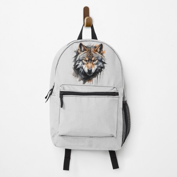 Item preview, Watercolor Grey Wolf Painting designed and sold by PolygonPinnacle.