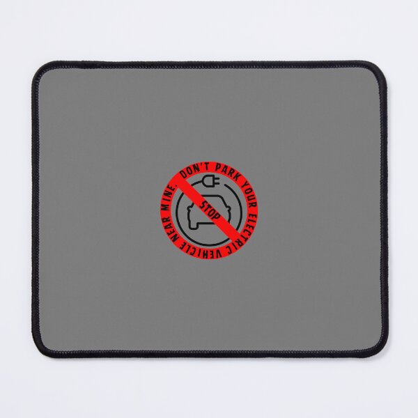 Item preview, Don't Park your Electric Vehicle near Mine Stickers designed and sold by Aquillashop.