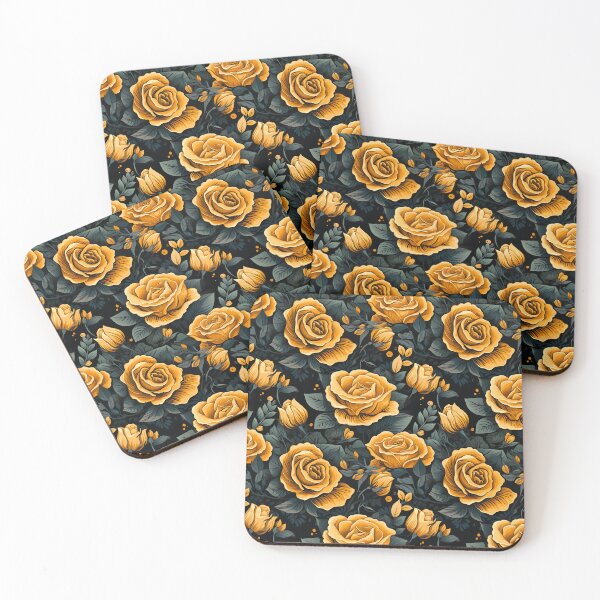 Item preview, Vintage Sunlight Retro Yellow Rose designed and sold by Dasvilo.