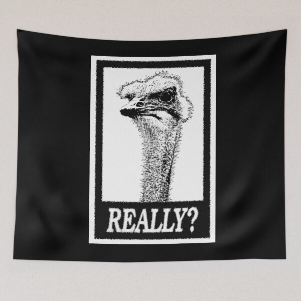 Item preview, Serious Ostrich is whatching you frame designed and sold by Orloff.
