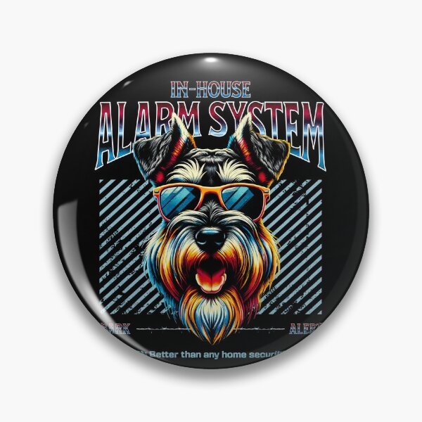 Item preview, Bark Alert Schnauzer designed and sold by RedDesignSyc.