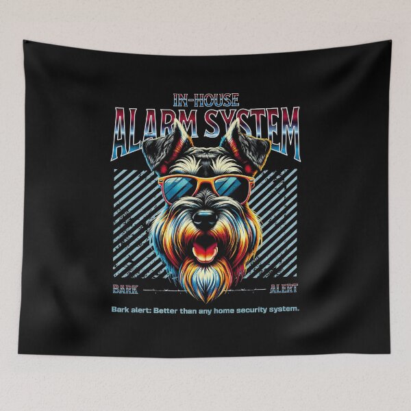 Item preview, Bark Alert Schnauzer designed and sold by RedDesignSyc.