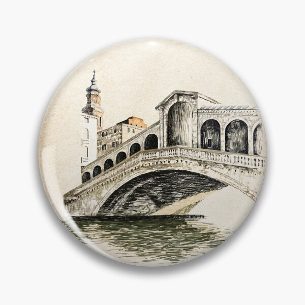 Item preview, Rialto bridge, Venice with a vintage look. 1 designed and sold by PocketRoom.