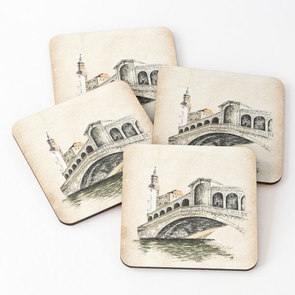 Item preview, Rialto bridge, Venice with a vintage look. 1 designed and sold by PocketRoom.