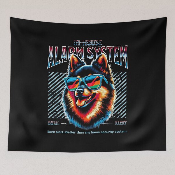 Item preview, Bark Alert Schipperke Dog designed and sold by RedDesignSyc.
