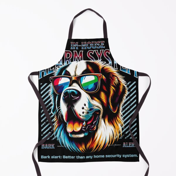 Item preview, Bark Alert Saint Bernard Dog designed and sold by RedDesignSyc.