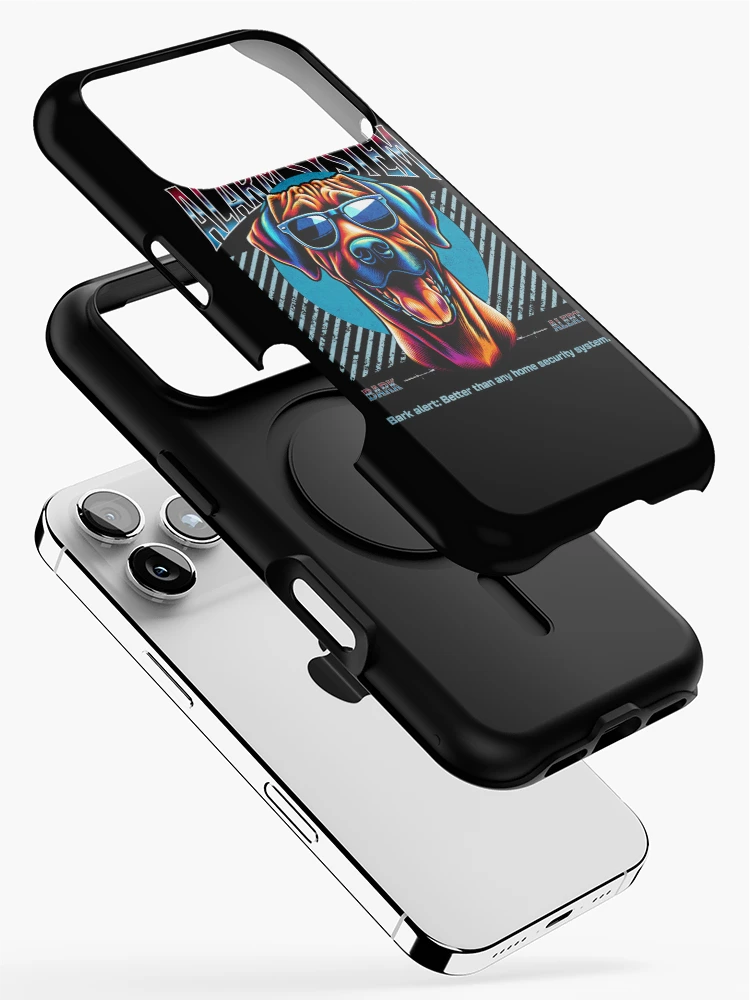 Thumbnail 2 of 4, iPhone Case, Bark Alert Rhodesian Ridgeback designed and sold by RedDesignSyc.