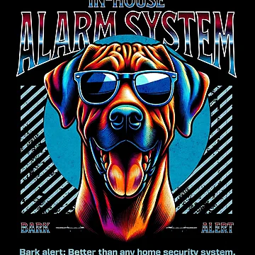 Artwork thumbnail, Bark Alert Rhodesian Ridgeback by RedDesignSyc