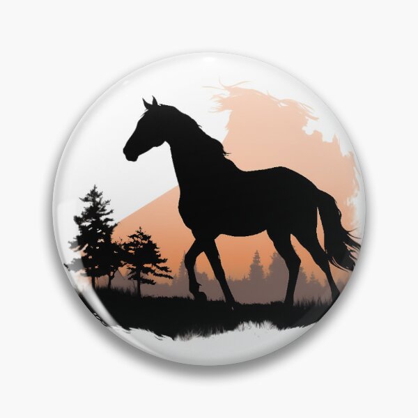 Item preview, Equine Silhouette - Horse at Dawn designed and sold by EquestrianImperium.