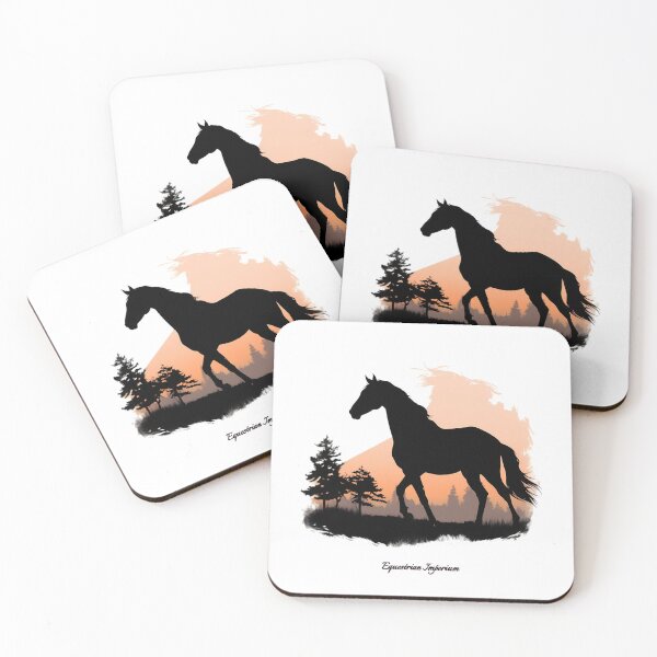 Item preview, Equine Silhouette - Horse at Dawn designed and sold by EquestrianImperium.