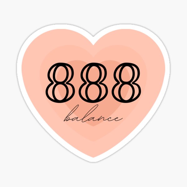 888 Engelszahlen Sticker