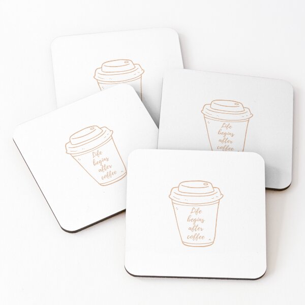 Item preview, Life Begins After Coffee designed and sold by InkImagination1.