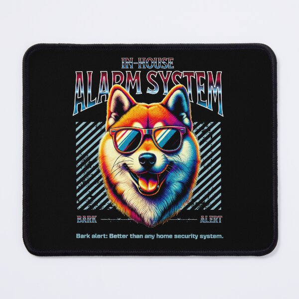 Item preview, Bark Alert Shiba Inu Dog designed and sold by RedDesignSyc.