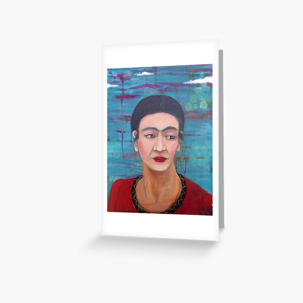 Still She Smiled Greeting Card