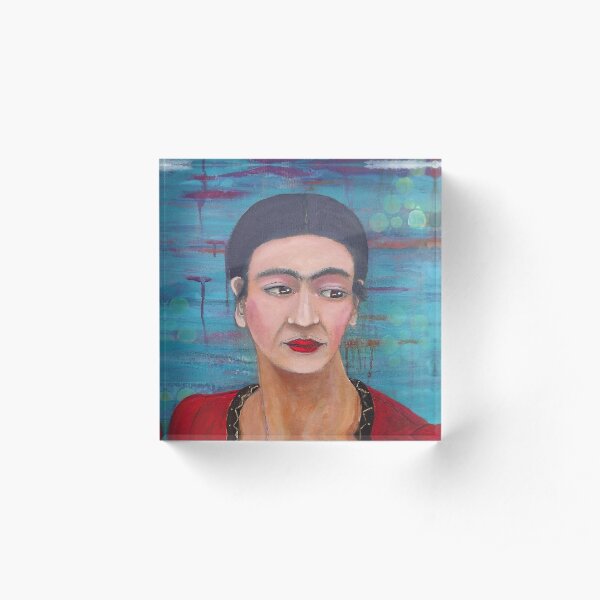 Still She Smiled Acrylic Block