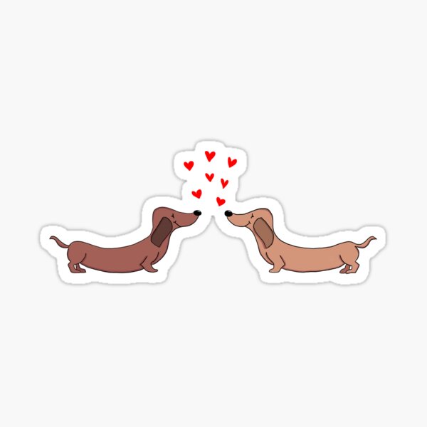 Doxie  Love Sticker