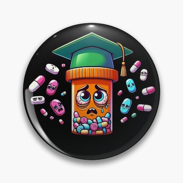 Item preview, Pharmacy School Grad - Medical Puns Pill Bottle designed and sold by LumberEchoArts.