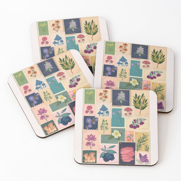 Item preview, stamps pattern vintage 2 designed and sold by designful93.