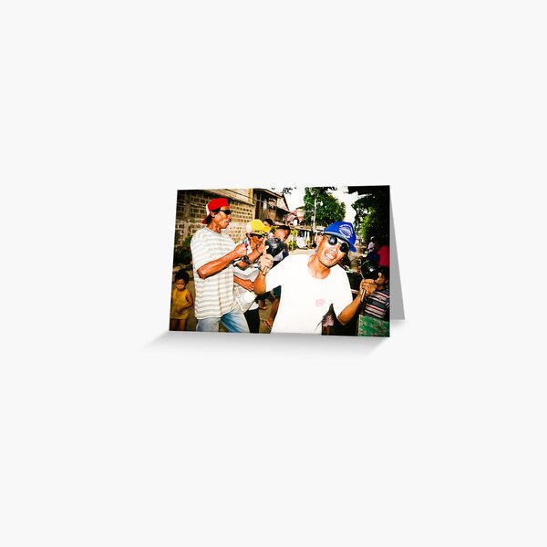 "Christmas Caroling!" Barangay Lorega, Cebu City, Philippines Greeting Card
