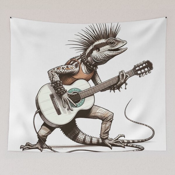 Item preview, Punk Lizard Rockstar designed and sold by mYaro.