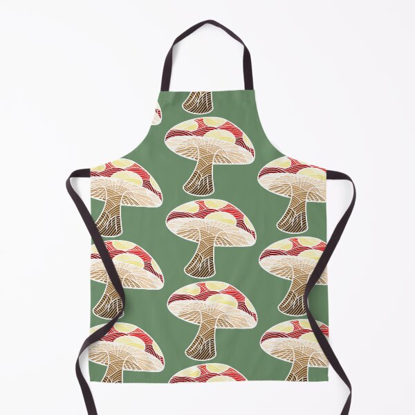 Item preview, Red Mushroom Waves designed and sold by Chiaroscuro-Art.