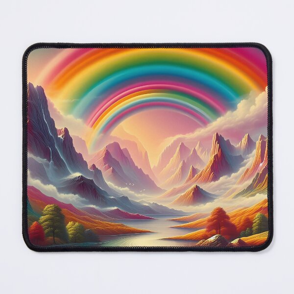 Item preview, Spectrum Peaks: The Rainbow Mountain Vista designed and sold by Vitalka-uk.