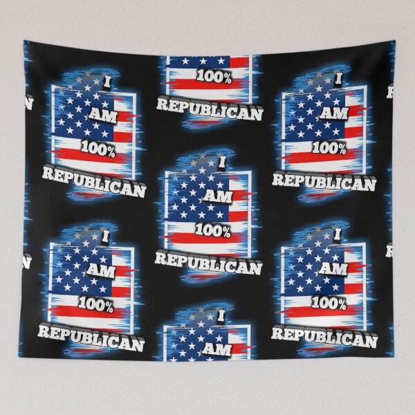 Item preview, phrase I am republican elections 2024 designed and sold by Fábio  Santos.