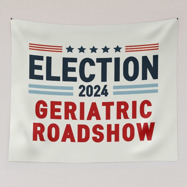 Item preview, Election 2024 Geriatrics Roadshow designed and sold by CreepyCornerArt.