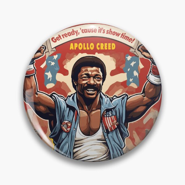 Item preview, Apollo Creed Typography | ‘Get Ready Cause It’s Show Time’ Vector Artwork designed and sold by diegomenjivar92.