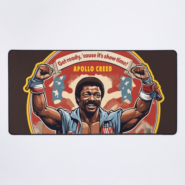 Item preview, Apollo Creed Typography | ‘Get Ready Cause It’s Show Time’ Vector Artwork designed and sold by diegomenjivar92.