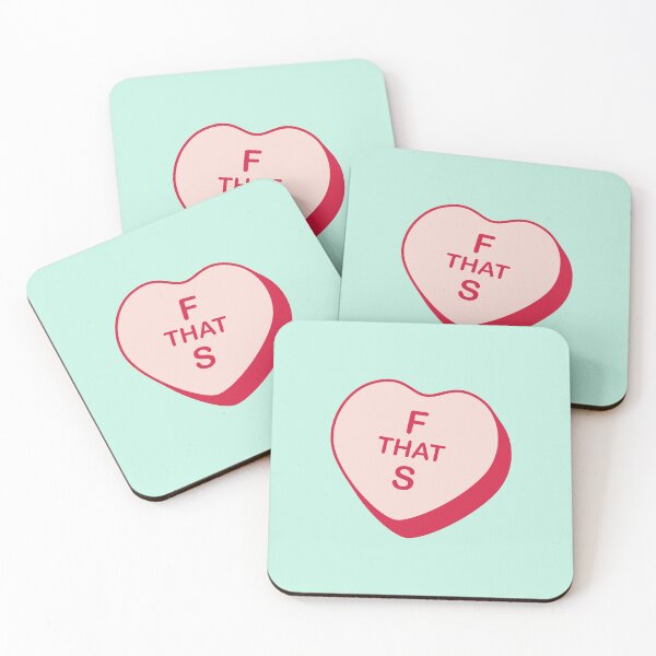 Item preview, F that S Rejected Candy Heart designed and sold by creativecurly.