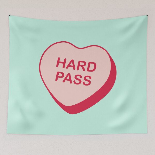 Item preview, Hard Pass Rejected Candy Heart designed and sold by creativecurly.