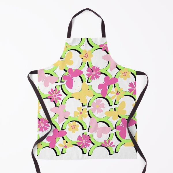 Item preview,  Butterfly Symmetry: Mashup Lime Green Pink Tones Art Pattern designed and sold by LLdreams.