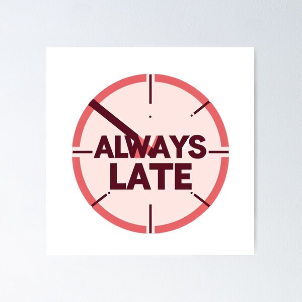 Item preview, The Perpetually Late Clock designed and sold by mYaro.