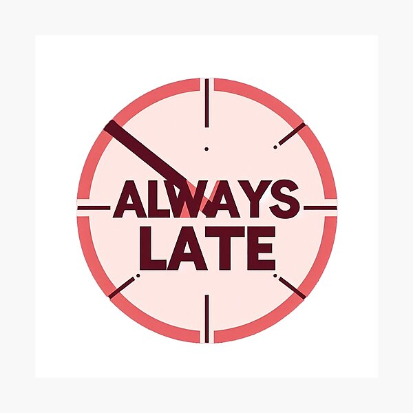 Item preview, The Perpetually Late Clock designed and sold by mYaro.