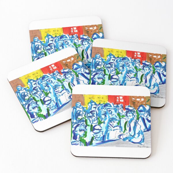 Item preview, Blue crowd, bright day designed and sold by savorymix.