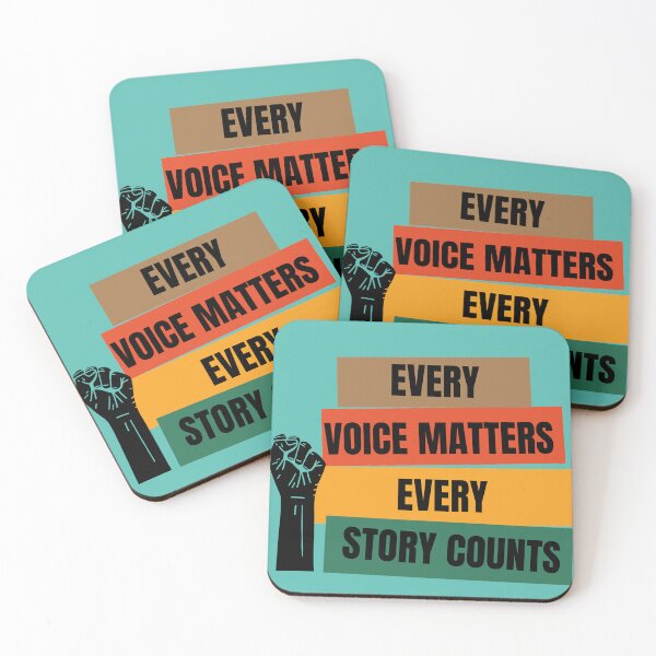 Item preview, Every Voice Matters Every Story Counts: Black History Month Design for All Ages designed and sold by InkPrintables.