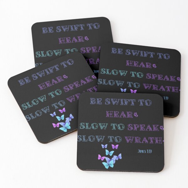 Item preview, Swift To Hear, Slow To Speak, James 1:19 designed and sold by Fhfarms.
