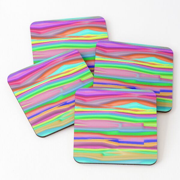 Item preview, 3D Jagged Pastel Rainbow Stripe Pattern designed and sold by TheRulerofEarth.