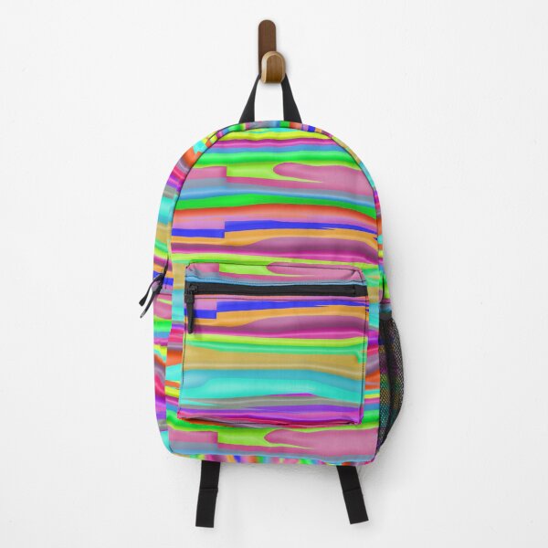 Item preview, 3D Jagged Pastel Rainbow Stripe Pattern designed and sold by TheRulerofEarth.