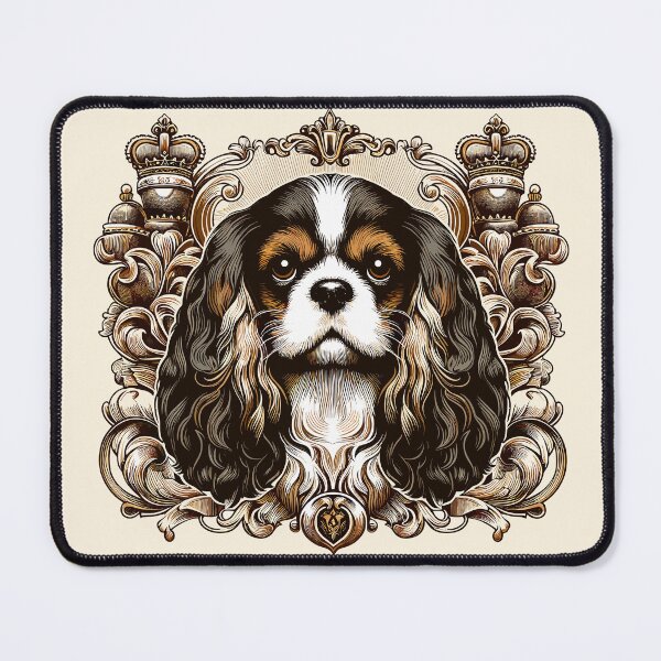 Item preview, Copy of Cavalier King Charles Spaniel Tri Vintage Dog Collection designed and sold by ElegantCat.