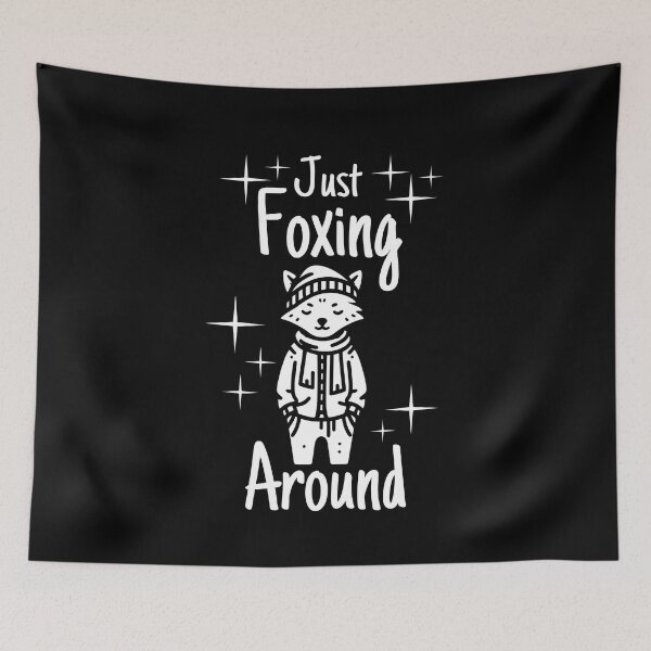 Item preview, Playful Fox Cartoon - Just Foxing Around designed and sold by Weknes.