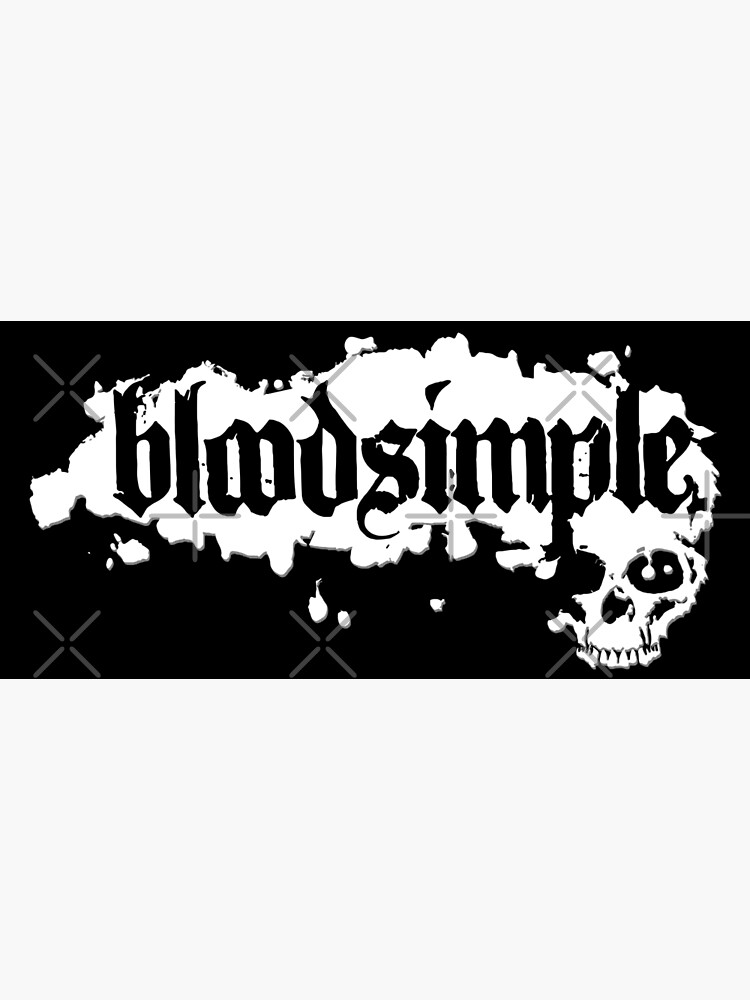 Bloodsimple Metal Poster